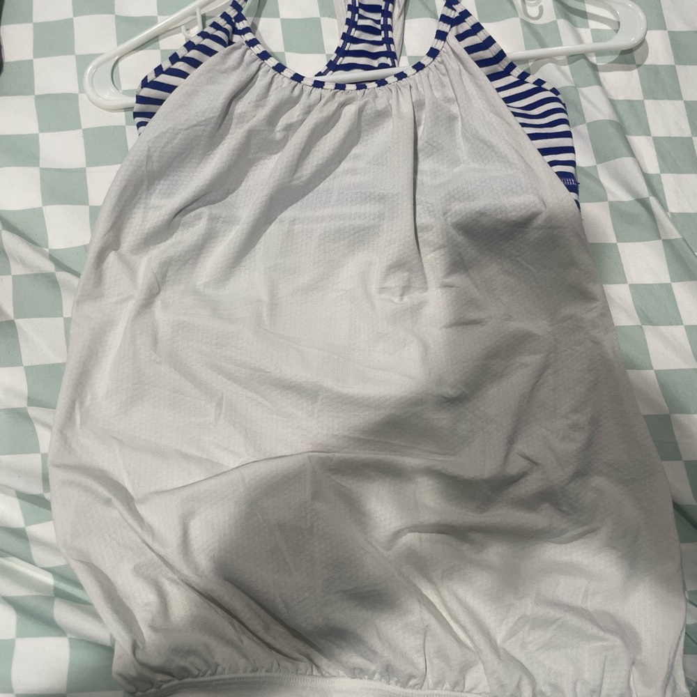 lululemon bubble tank built in bra